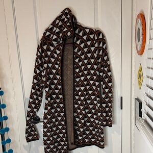 Geometric Patterned Women's Cardigan